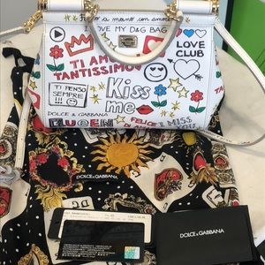Authentic mini dolce gabbana bag new .